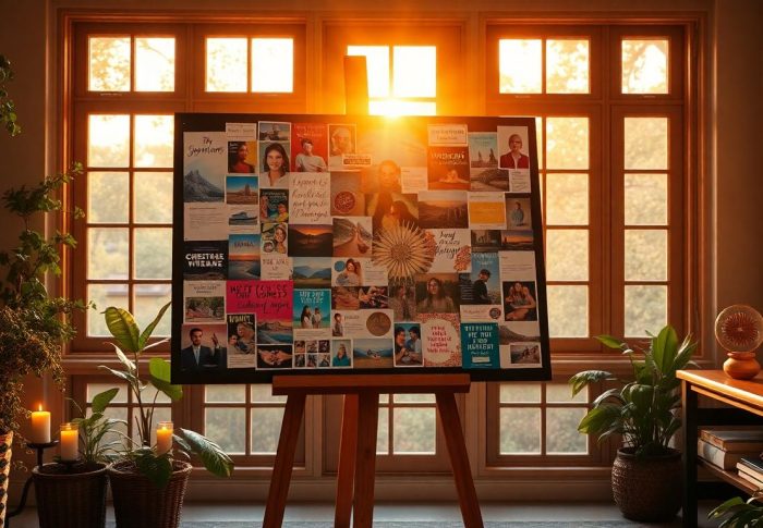 Using  Your Vision Board for Personal Growth